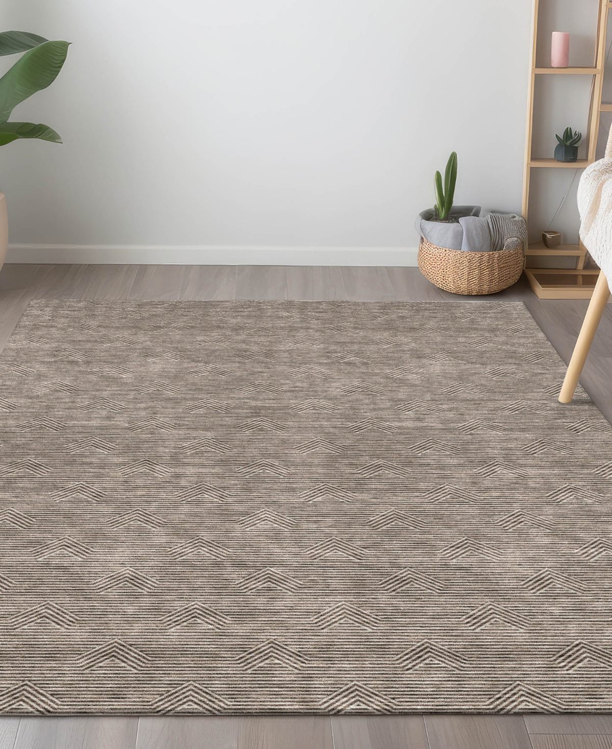 Addison Chantille Acn910 8'x10' Area Rug In Brown