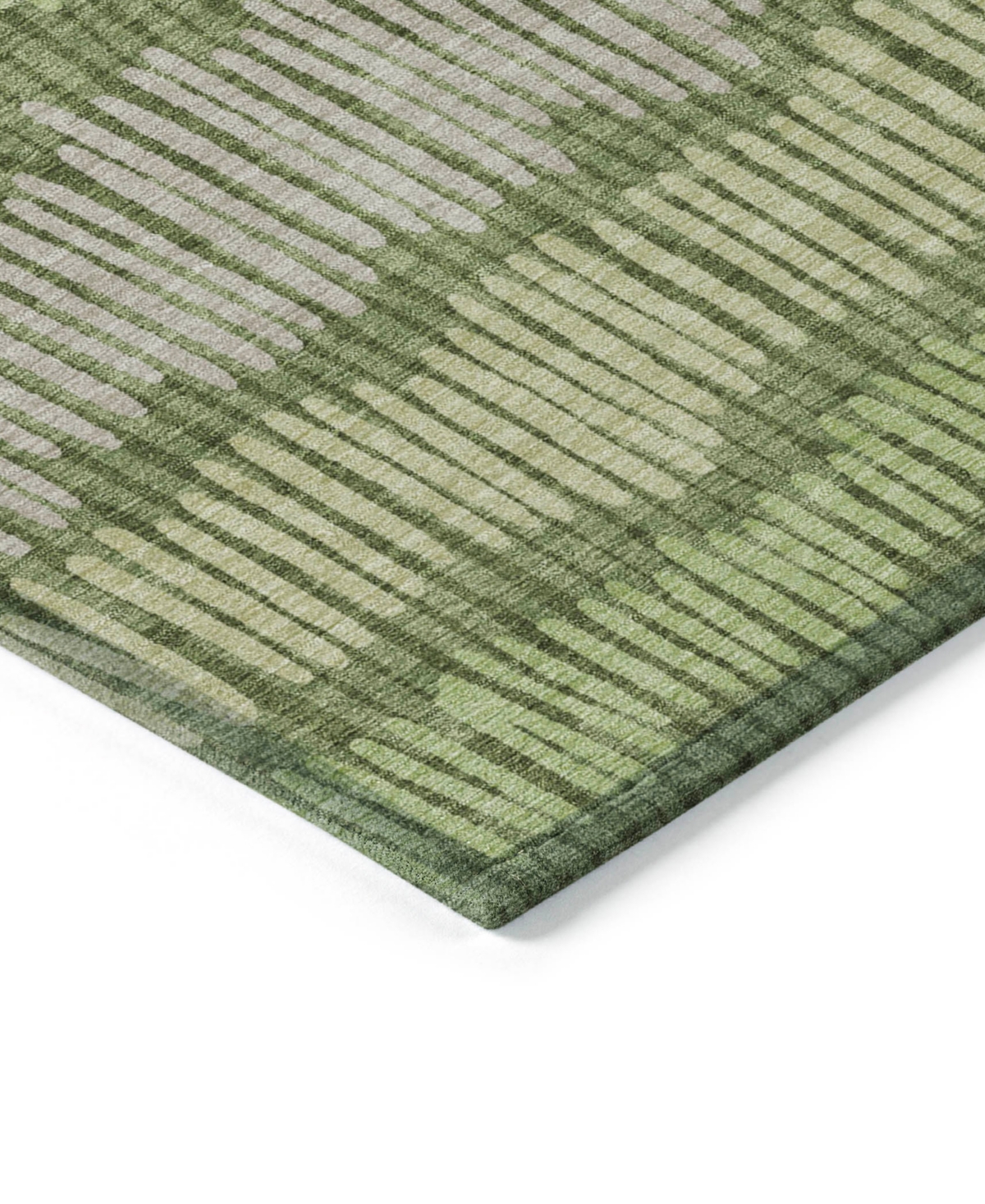 Addison Chantille Acn889 2'3"x7'6" Runner Area Rug In Olive