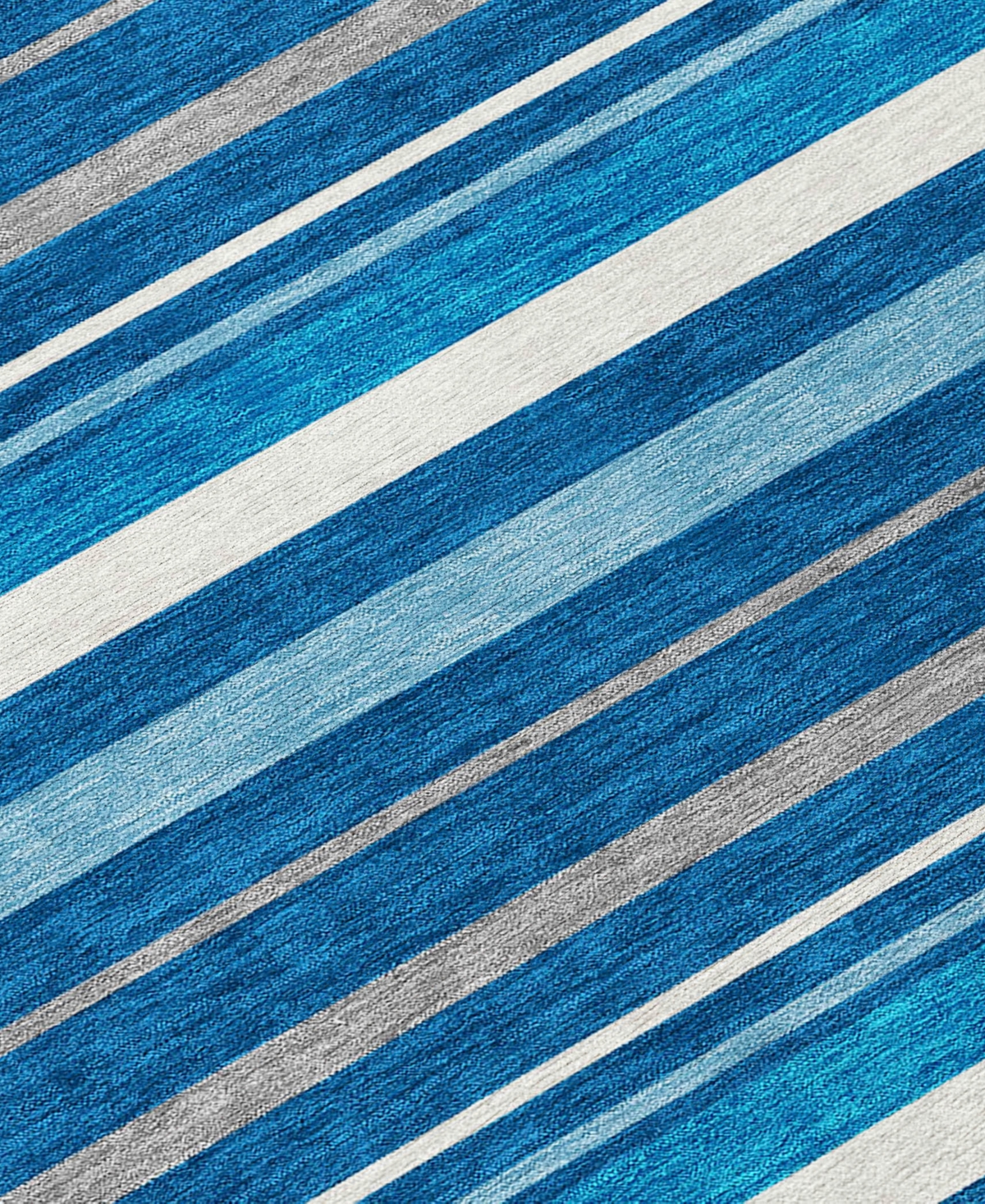 Shop Addison Chantille Machine Washable Acn879 9'x12' Area Rug In Denim
