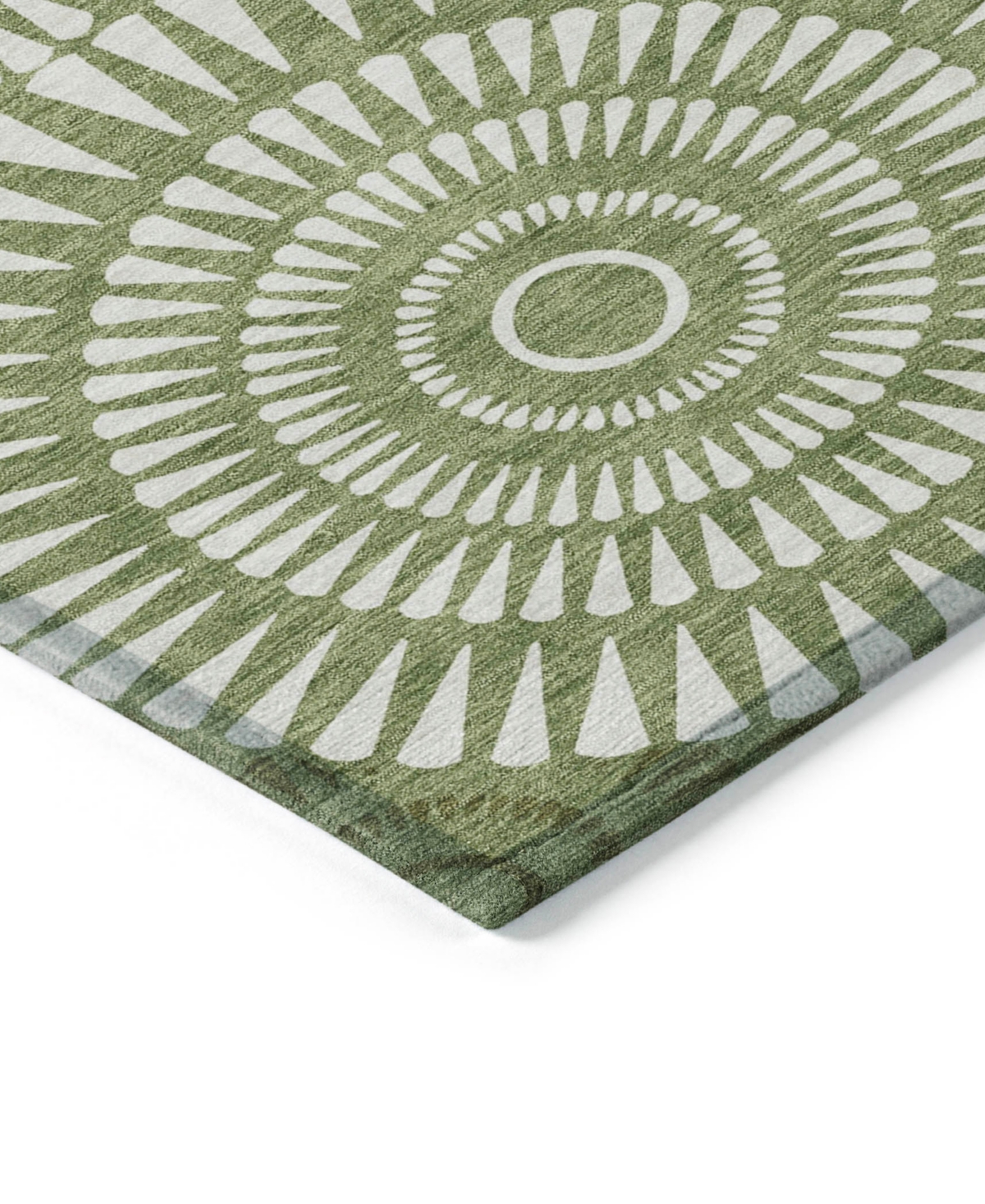 Addison Chantille Acn877 2'3"x7'6" Runner Area Rug In Green