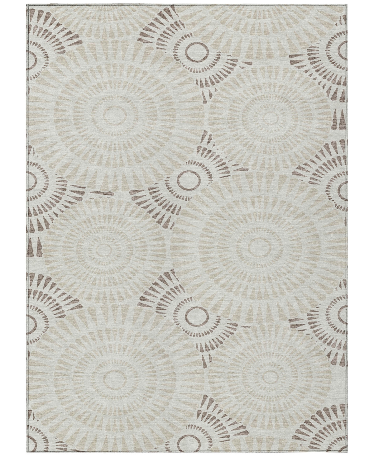 Addison Chantille Acn877 5'x7'6 Area Rug In Taupe