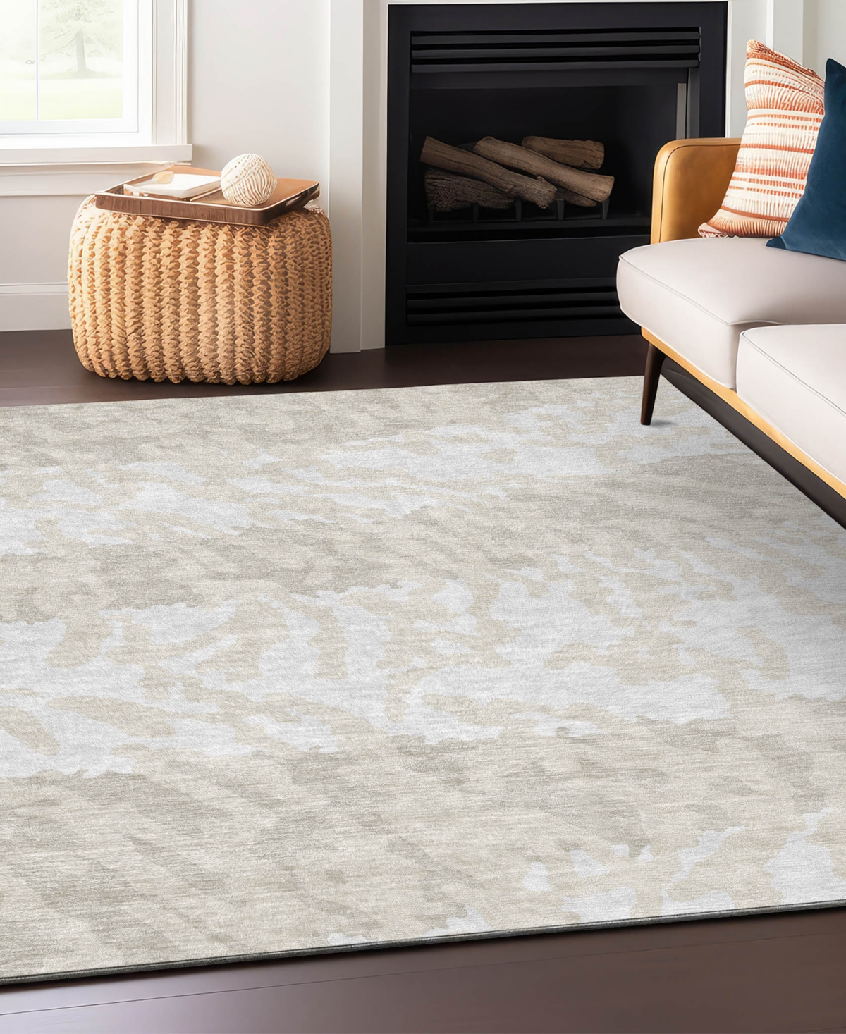 Addison Chantille Acn873 9'x12' Area Rug In Ivory