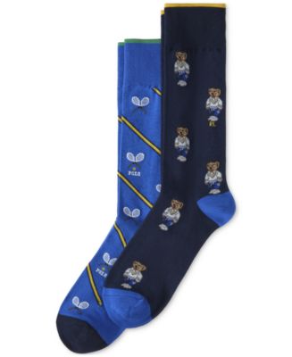 Polo Ralph Lauren Men's Polo Athletic Club Mini Bears Slack Socks - Macy's