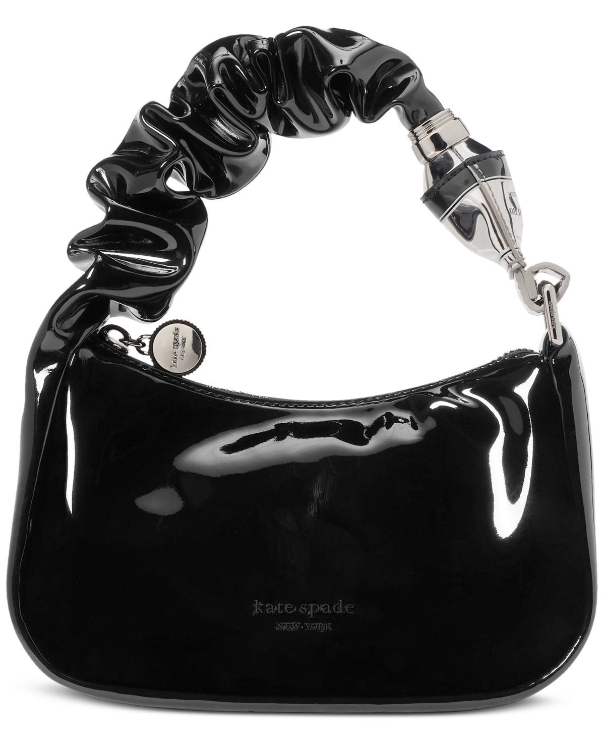 Shop Kate Spade Squeeze Small Satchel Bag In Black