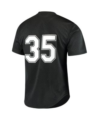 Men's Frank Thomas Black Chicago White Sox Cooperstown Mesh Batting Practice Jersey