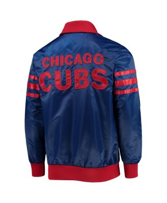 Men's Royal Chicago Cubs The Captain II Full-Zip Varsity Jacket