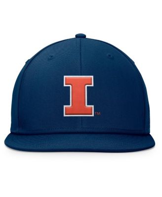 Men's Navy Illinois Fighting Illini Fundamental Snapback Hat