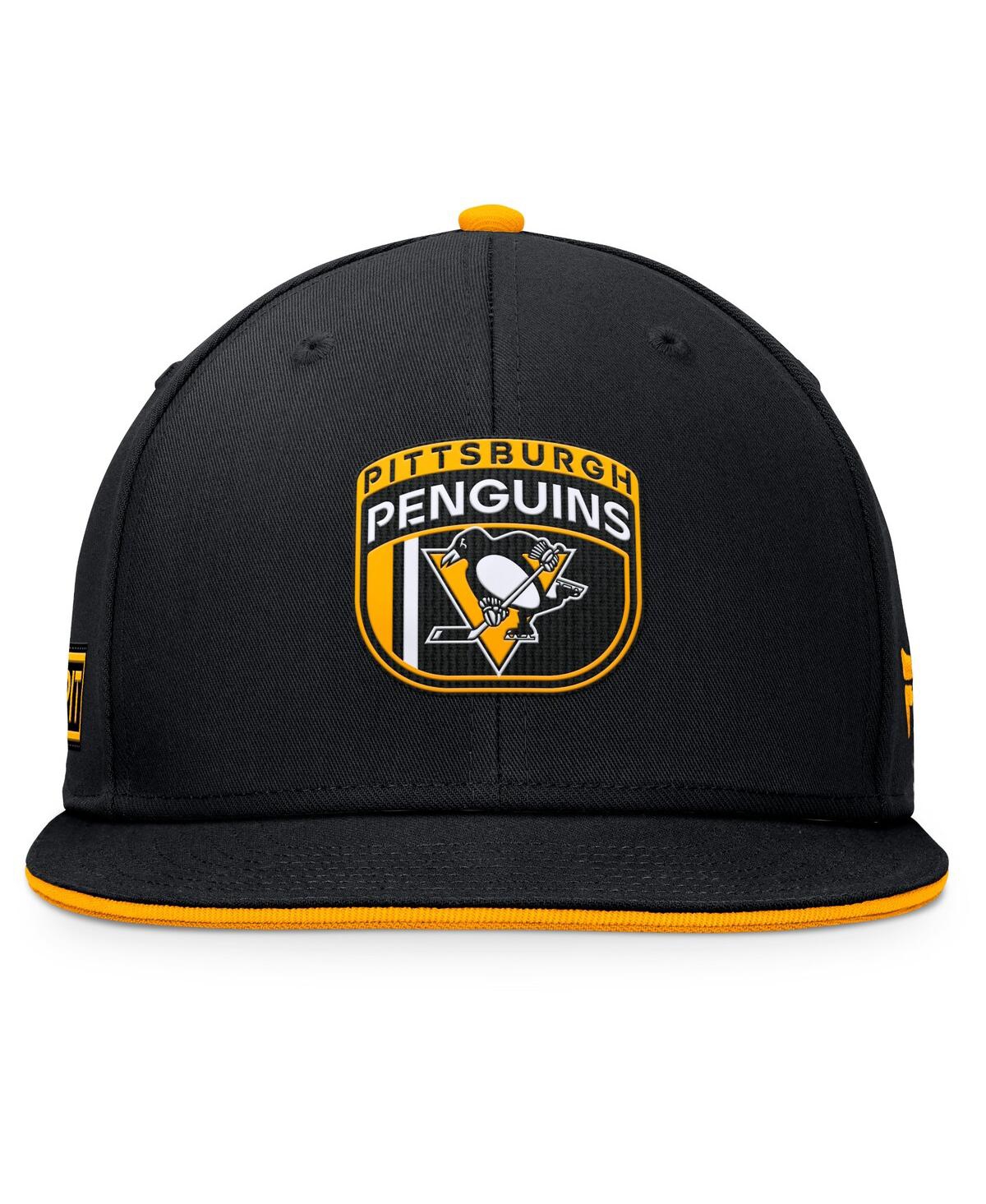 Fanatics Men's Black Pittsburgh Penguins 2024 Nhl Draft Snapback Hat