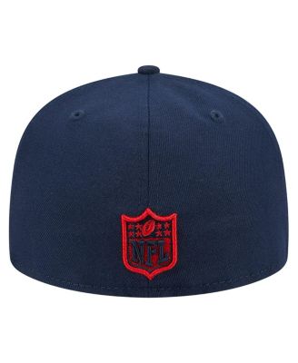Men's Navy New England Patriots Main 59FIFTY Fitted Hat