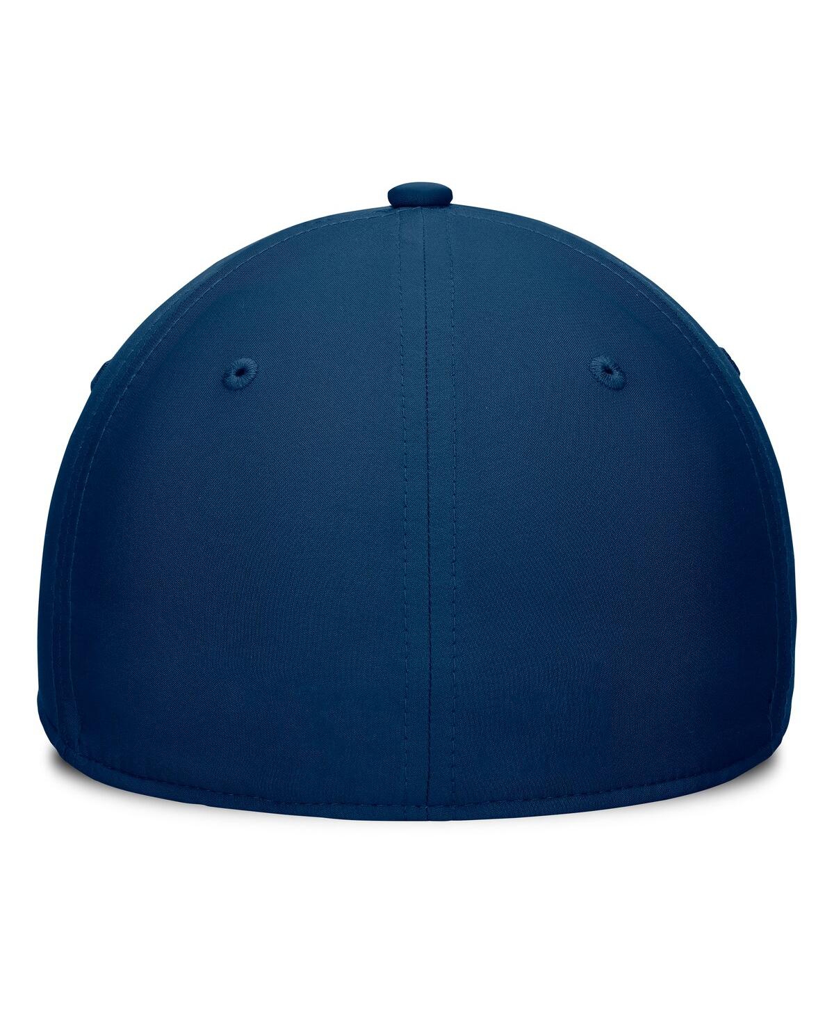 Fanatics Men's Gray/navy Seattle Kraken Fundamental Top Shelf 2-tone Flex Hat In Gray,navy