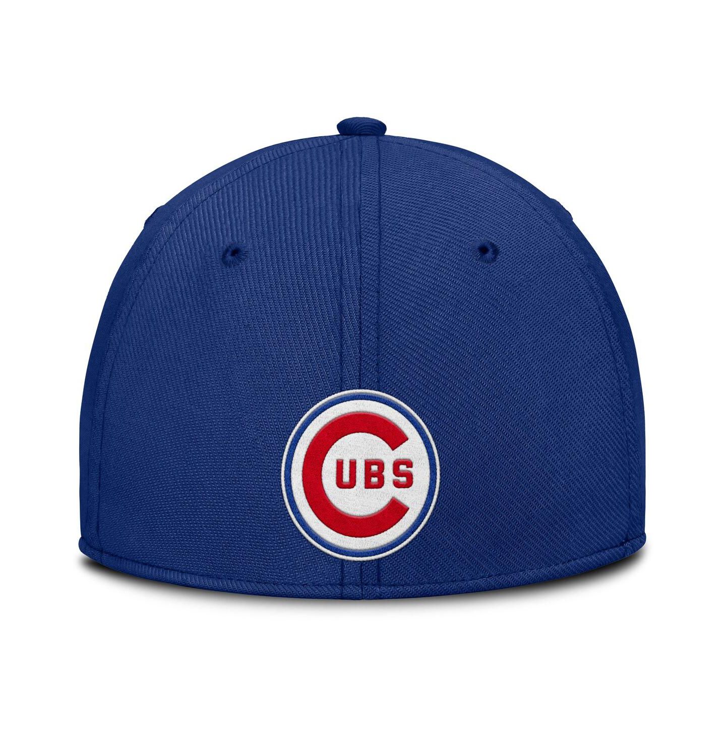 Мужская кепка Nike Royal/Light Blue Chicago Cubs Rise Swoosh Performance Flex Hat — фото 4