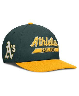 Nike - Men's Green/Gold Athletics Pro Performance Snapback Hat