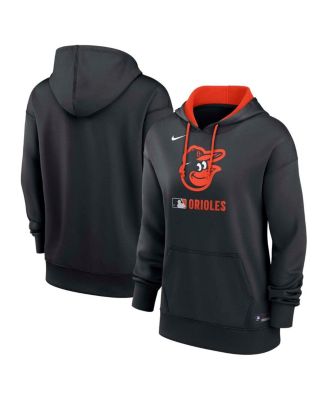Nike - Women's Black Baltimore Orioles Authentic Collection Performance Pullover Hoodie