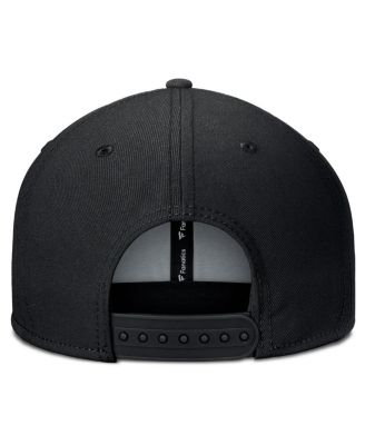 Men's Black Los Angeles Kings Gino Flat Brim Snapback Hat