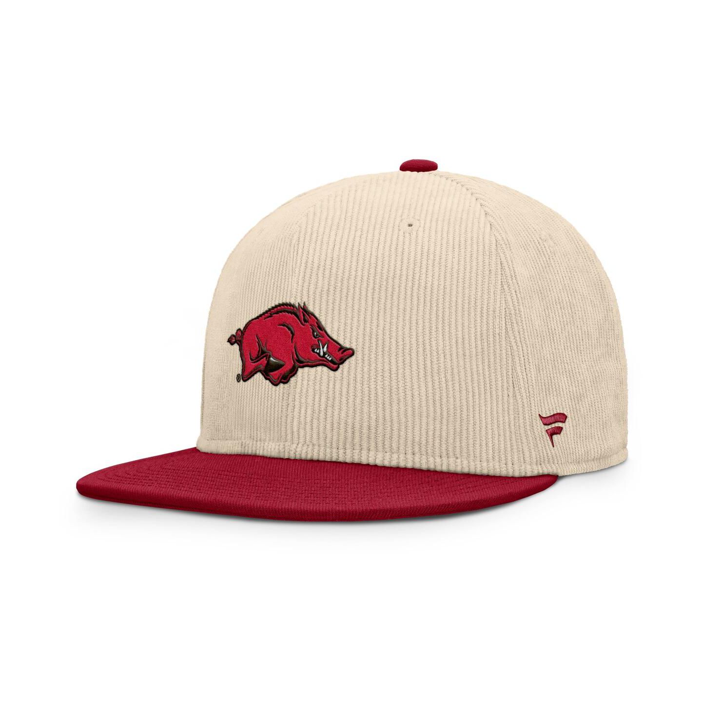 Мужская кепка Fanatics Tan Arkansas Razorbacks Catcher Snapback Hat — фото 1