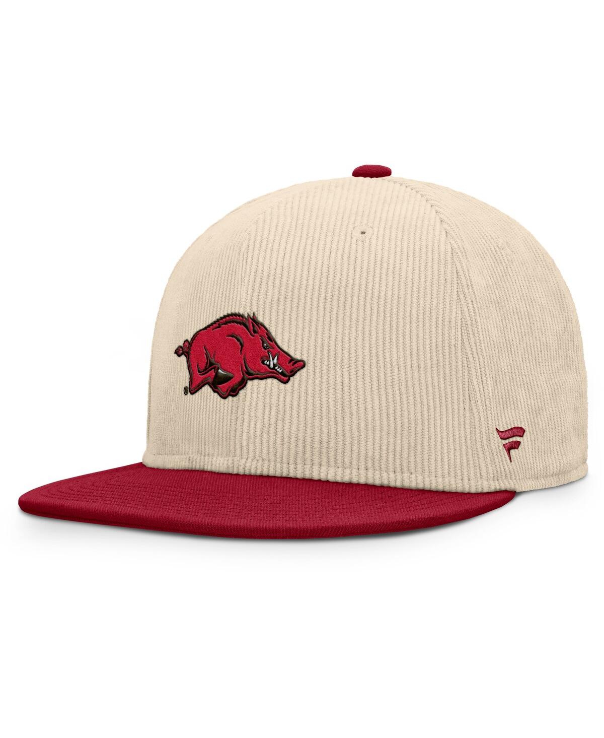 Fanatics Men's Tan Arkansas Razorbacks Catcher Snapback Hat In Tan
