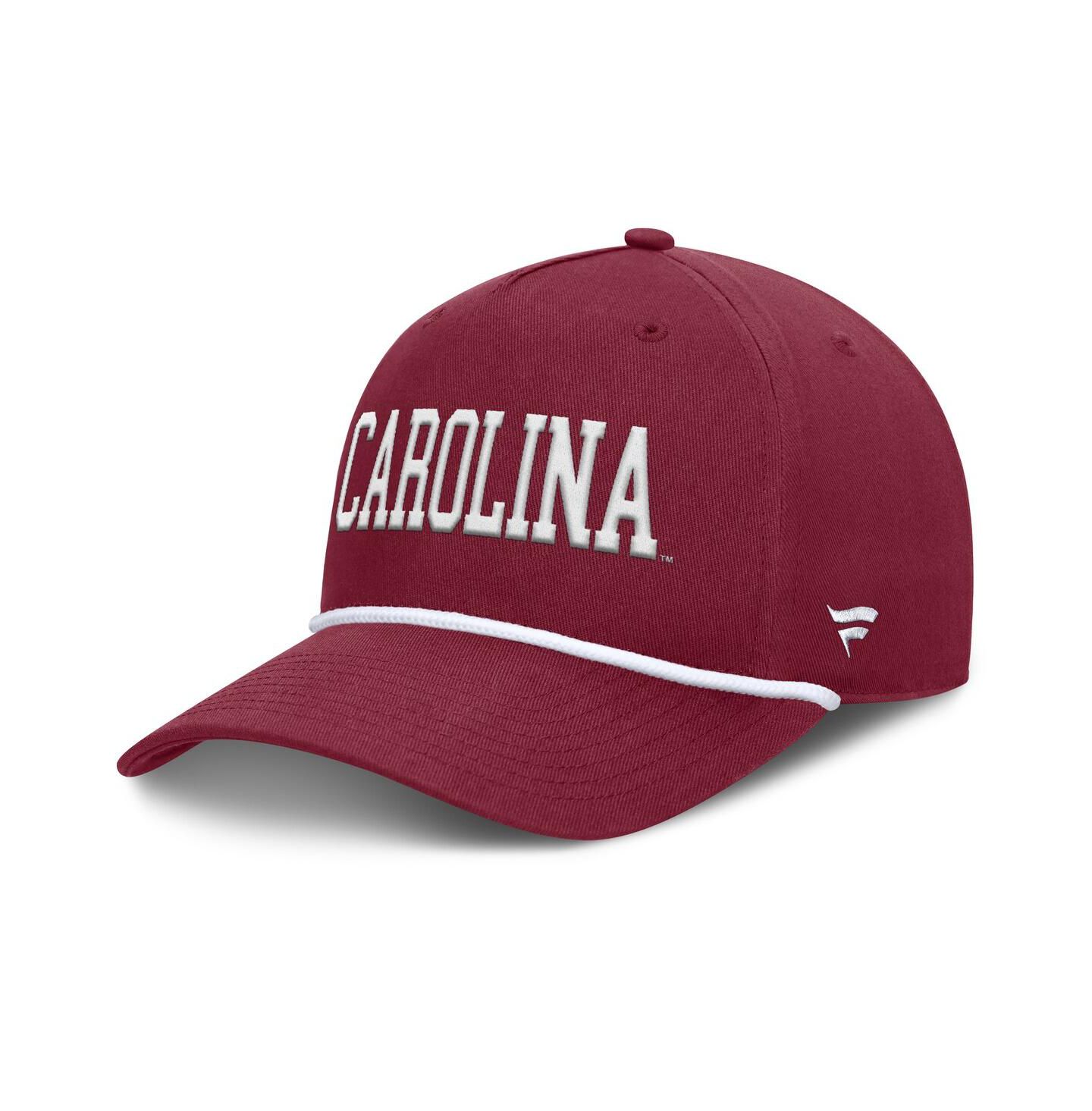 Мужская кепка Fanatics Garnet South Carolina Gamecocks Foul Ball Rope Adjustable Hat — фото 1