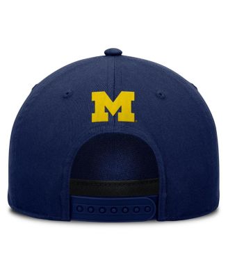 Men's Navy Michigan Wolverines Foul Ball Rope Adjustable Hat