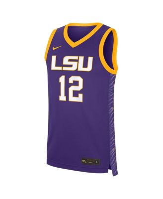 Men's and Women's Mikaylah Williams Purple LSU Tigers Replica Basketball Jersey