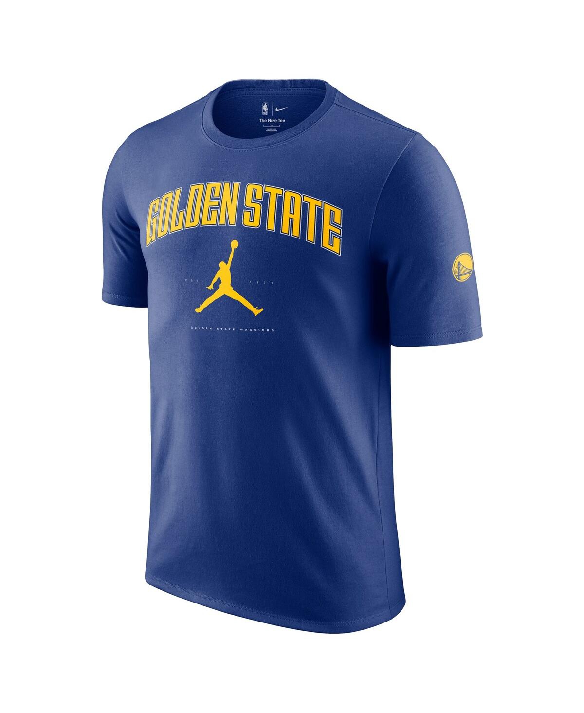 JORDAN MEN'S AND WOMEN'SÂ ROYAL GOLDEN STATE WARRIORS ESSENTIAL CITIES T-SHIRT 