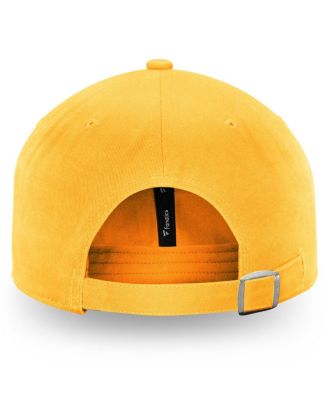 Men's Gold Nashville Predators Wordmark Core Fundamental Adjustable Hat