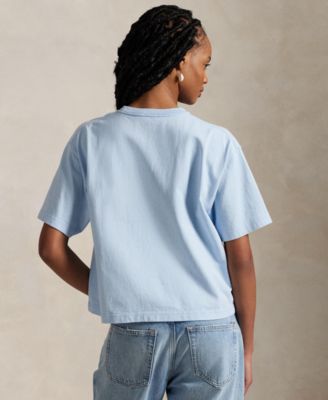 Women's Logo Cotton Jersey Crewneck Tee