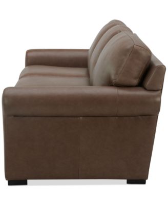 Radley Roll Arm 86" Leather Sofa, Exclusively at Macy's