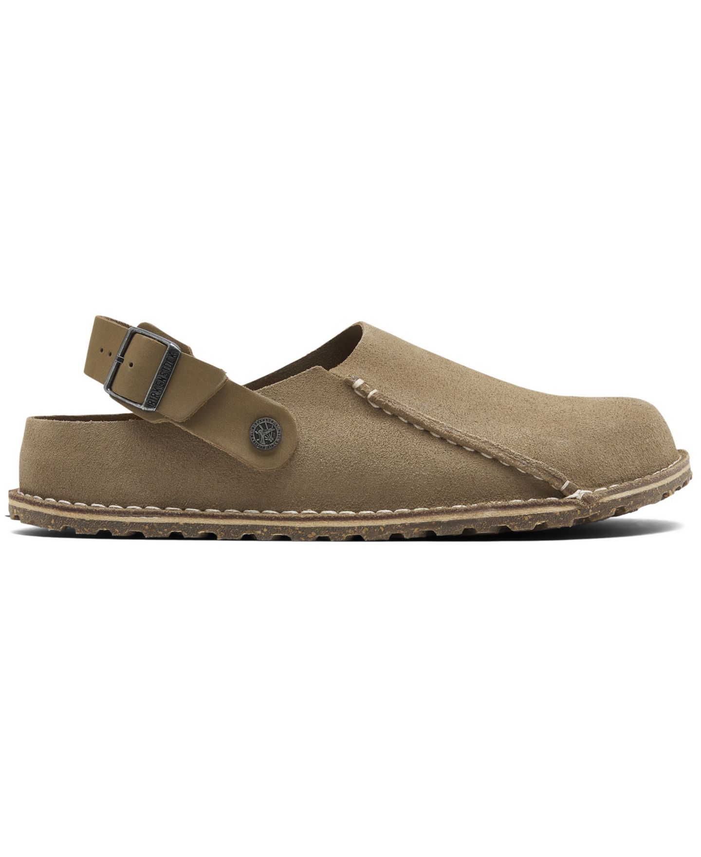 Мужские сабо Birkenstock Lutry 365 Suede, цвет: Бежевый — фото 5