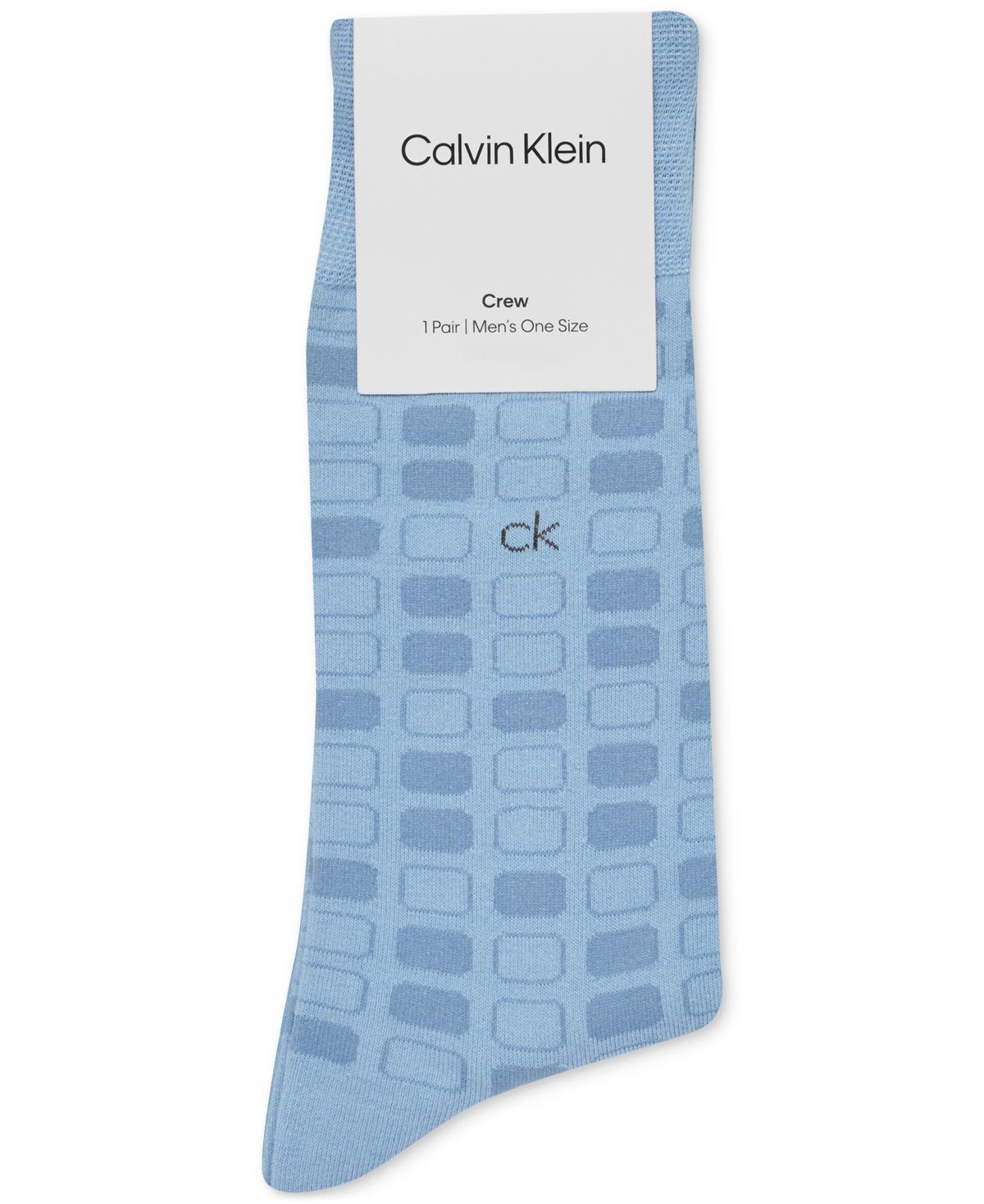 CALVIN KLEIN MEN'S CK GEO-PATTERN DRESS SOCKS