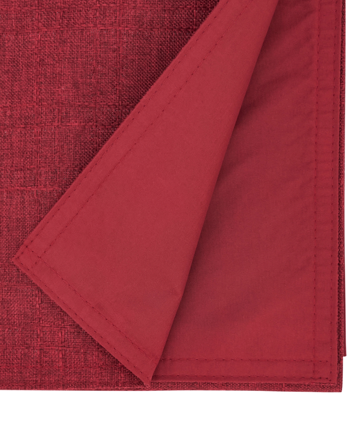 Saro Lifestyle Refined Stitched Plaid Table Runner, 16" X 108" In Burgundy