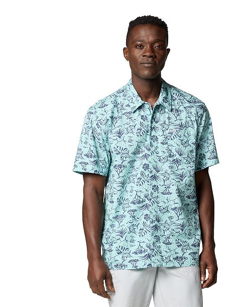 alfani Columbia Men's PFG Trollers Best™ Short Sleeve Shirt Men's Fashion & Accessories