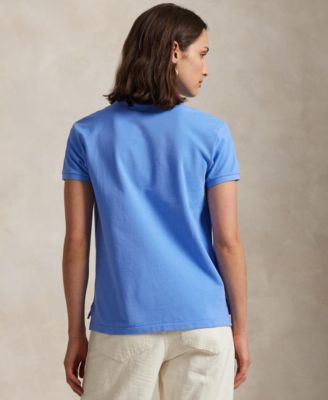 Women's Classic-Fit Mesh Polo Shirt thumbnail 7