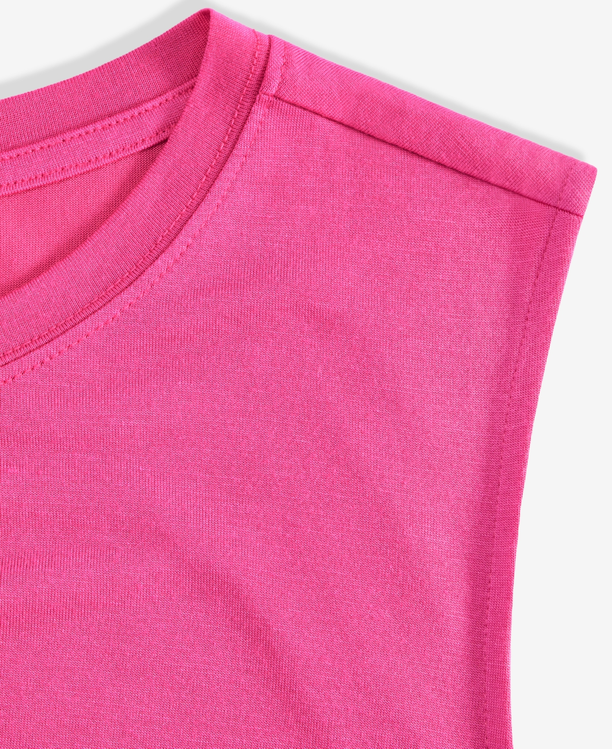 On 34th Women's Side-cinched Muscle Tank, Created For Macy's In Pink Dazzle