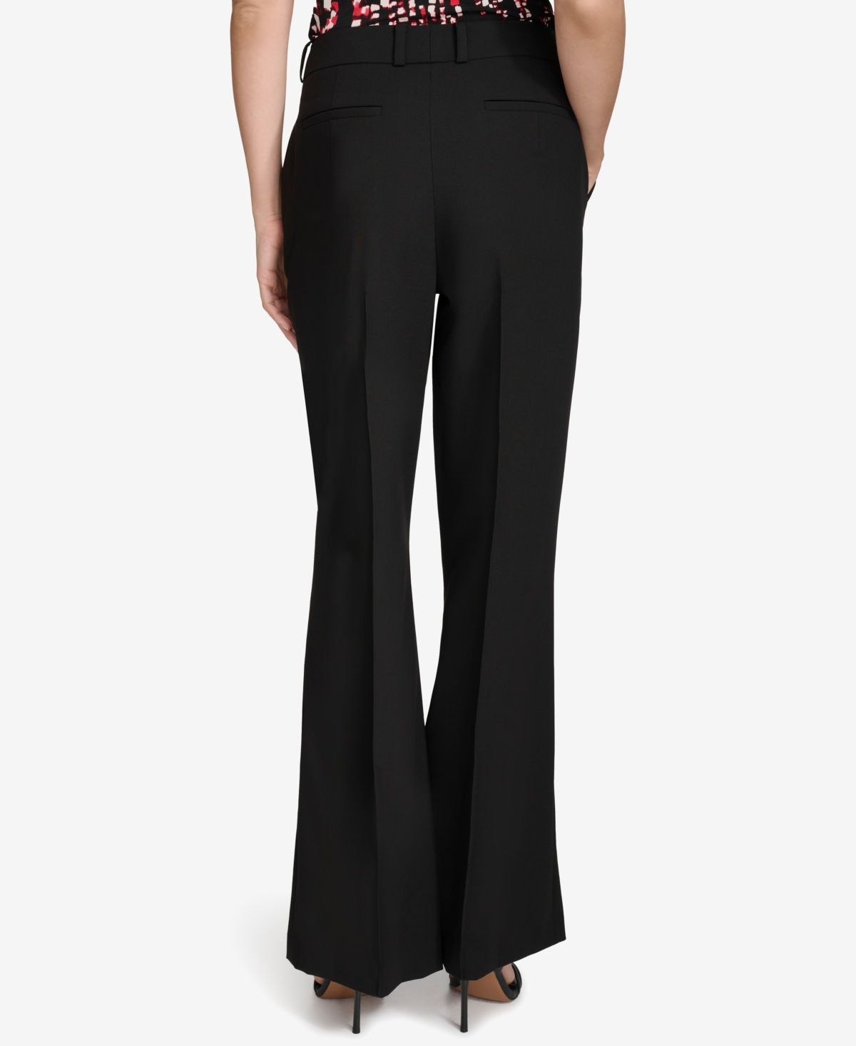 HALSTON WOMEN'S FLARE-LEG TROUSERS 