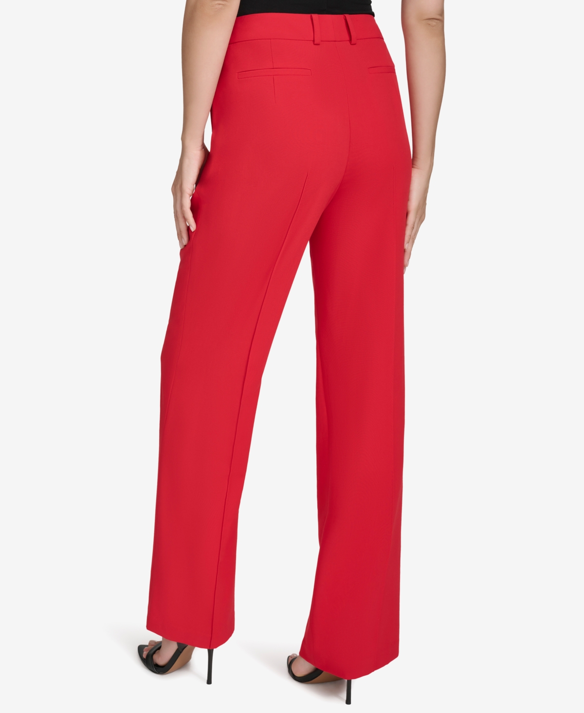 HALSTON WOMEN'S STRAIGHT-LEG TROUSERS 