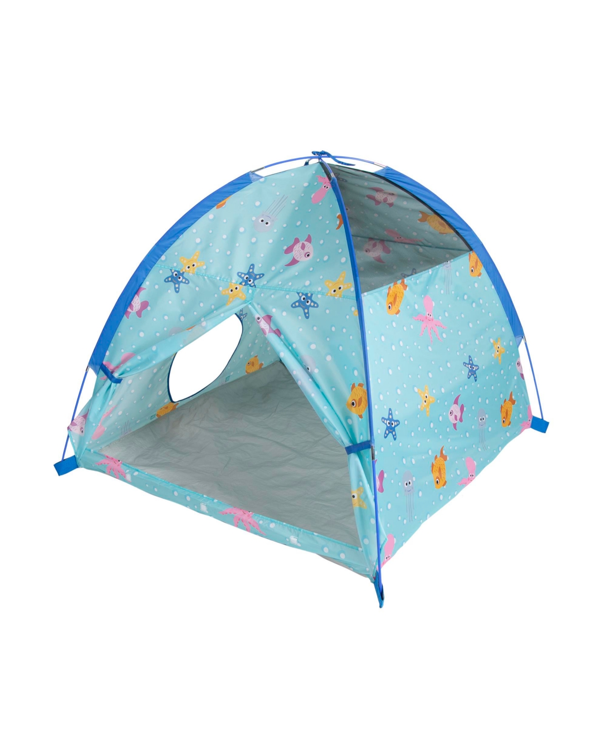 Sea Buddies Play Tent - Blue tent with fish designs