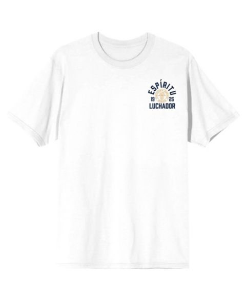 Мужская футболка Modelo Big & Tall The Fighting Spirit Crew Neck Short Sleeve White, цвет: Белый