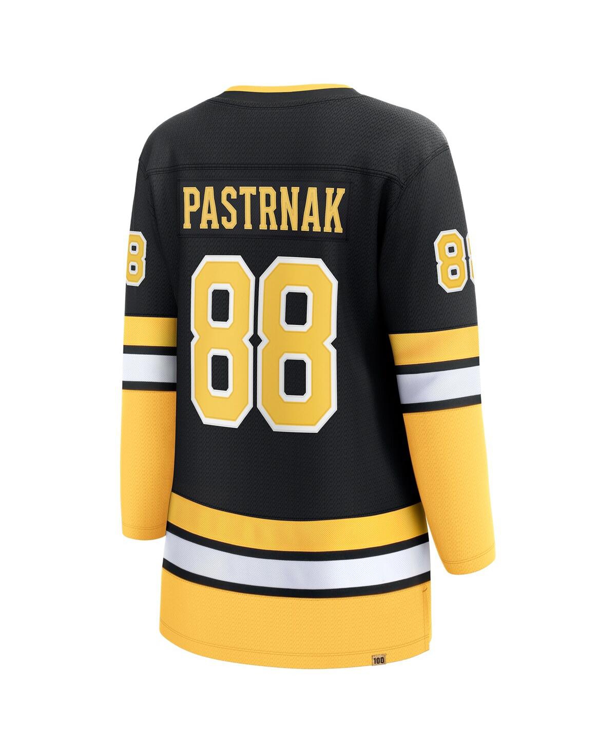 Women's Fanatics David Pastrnak Black Boston Bruins 100th Anniversary Premier Breakaway Player Jersey