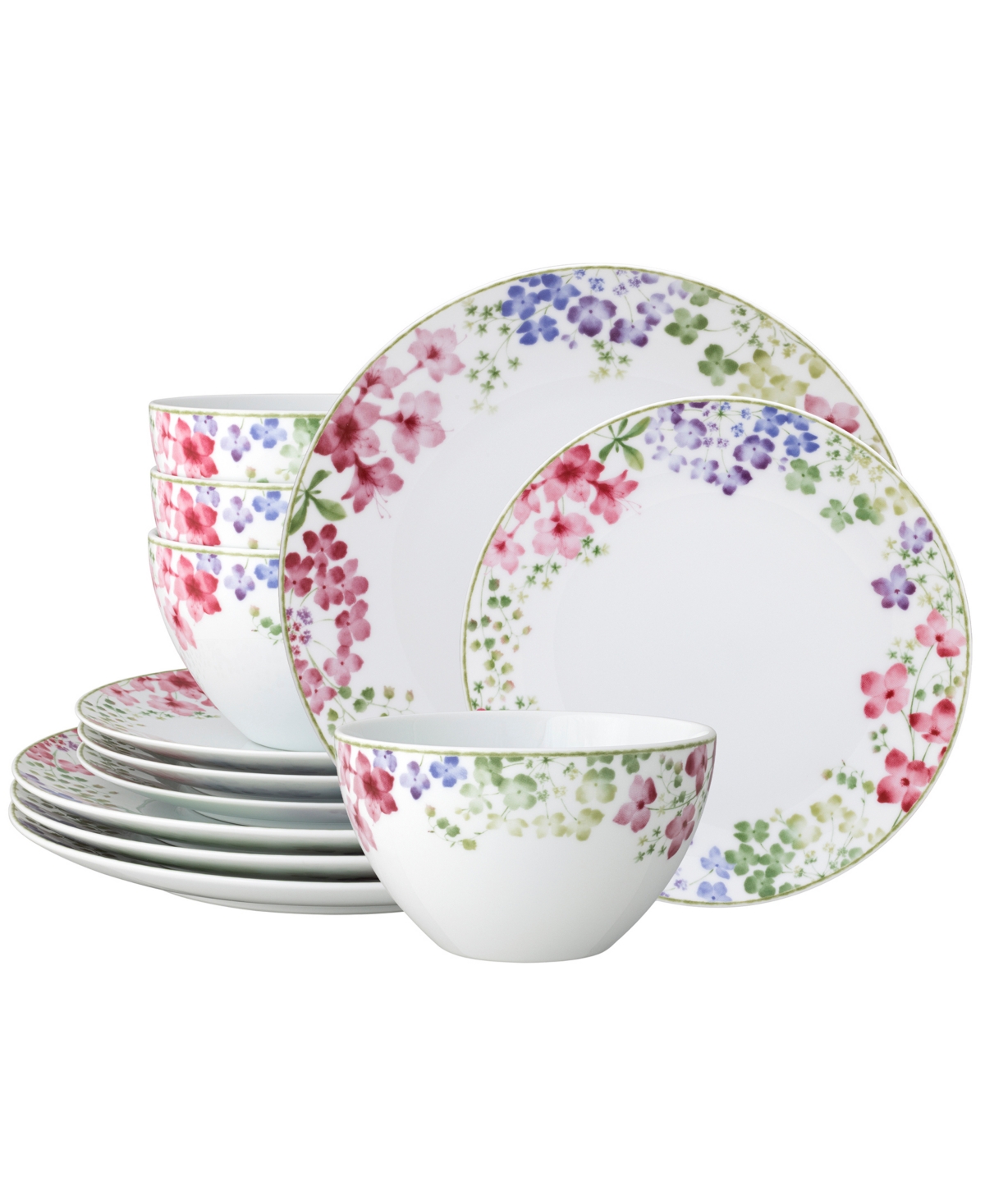 Bloomington Road 12-Piece Dinnerware Set, Service for 4 - Multi