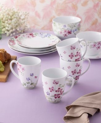 Bloomington Road 4.75" Set of 4 Mugs, Service for 4