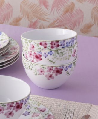 Bloomington Road 6" Set of 4 Cereals, Service for 4