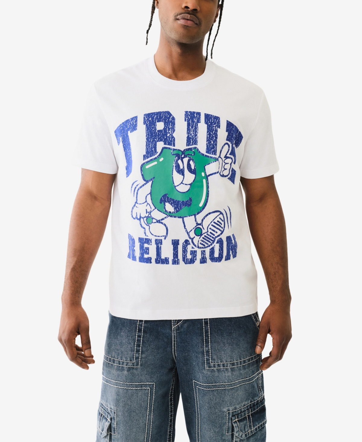 True Religion Men's Short Sleeve Good Shoey T-shirt