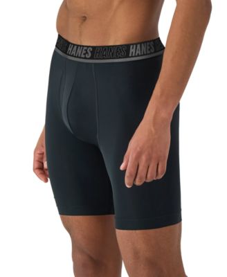 Men's 4pk. Ultimate MOVES Support Long-Leg Boxer Brief Underwear