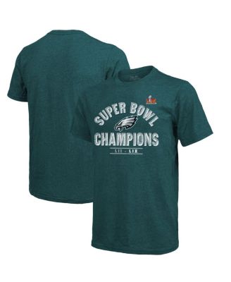 Majestic - Men's Midnight Green Philadelphia Eagles Super Bowl LIX Champions Tri-Blend T-Shirt
