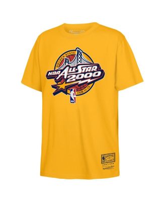 Mitchell & Ness - Big Boys and Girls Gold 2000 NBA All-Star Game Circle Logo T-Shirt