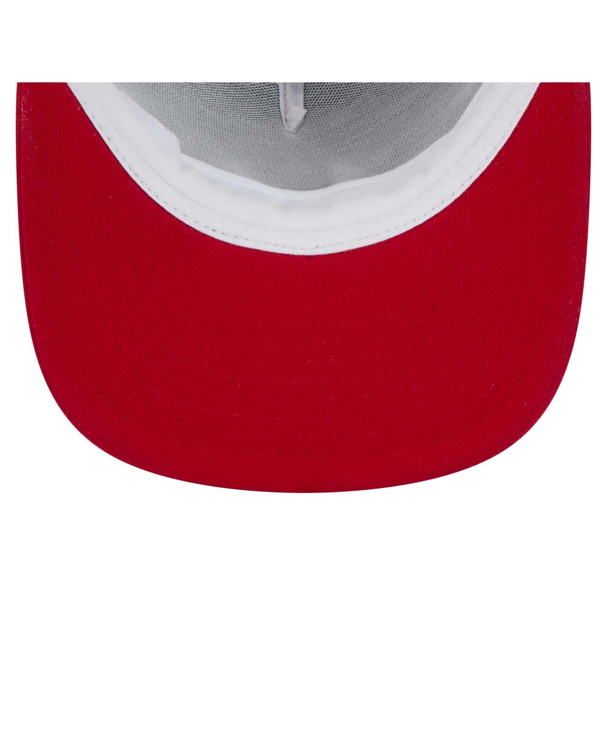 New Era Men's Red Cincinnati Reds 9fifty A-frame Trucker Snapback Hat In Red