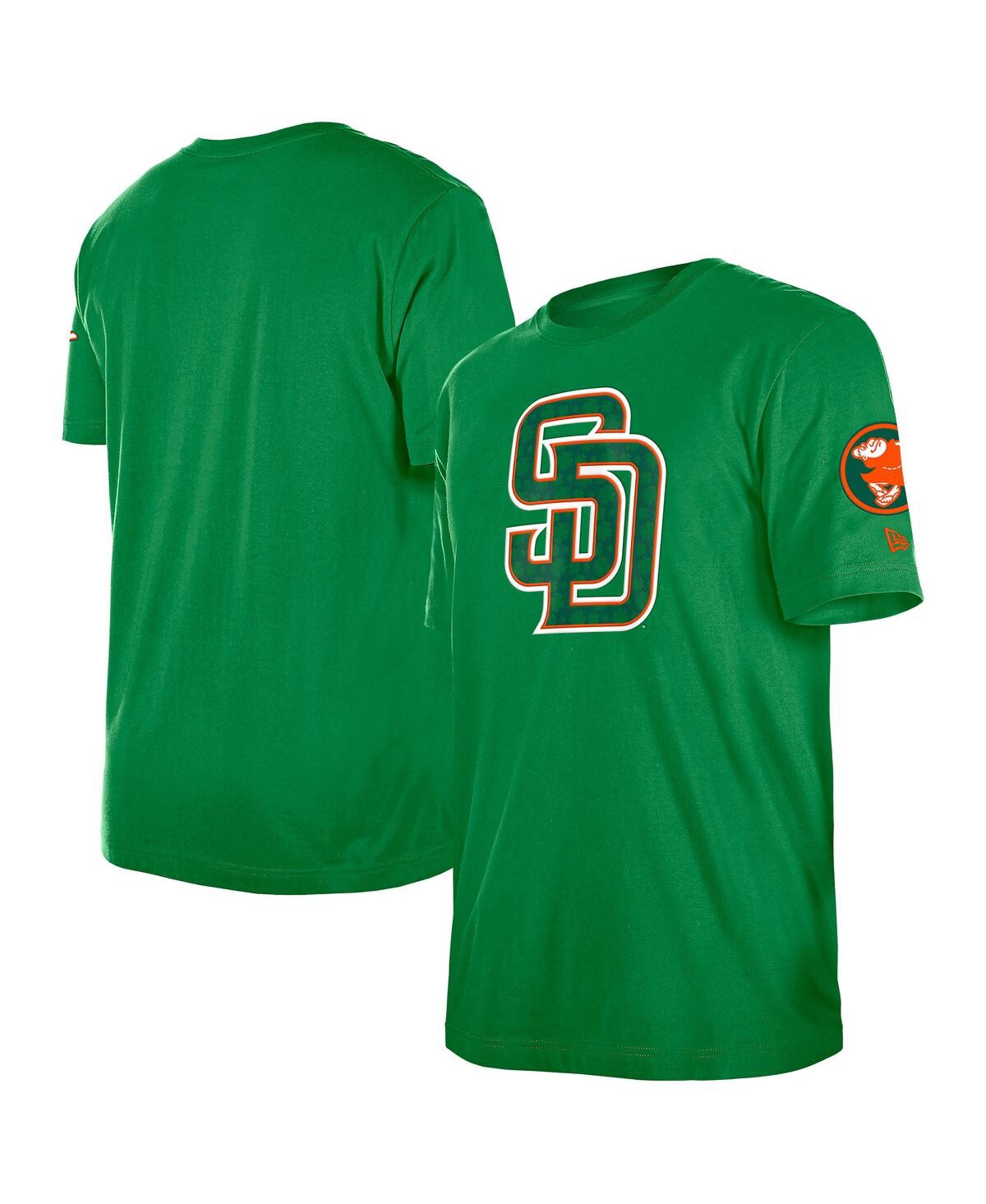 Shop New Era Men's Kelly Green San Diego Padres St. Patrick's Day Shamrock Fill T-shirt