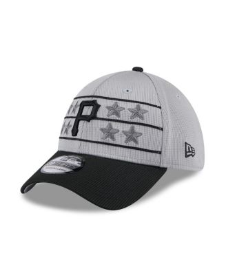 New Era - Men's Gray/Black Pittsburgh Pirates 2025 Batting Practice 39THIRTY Flex Hat