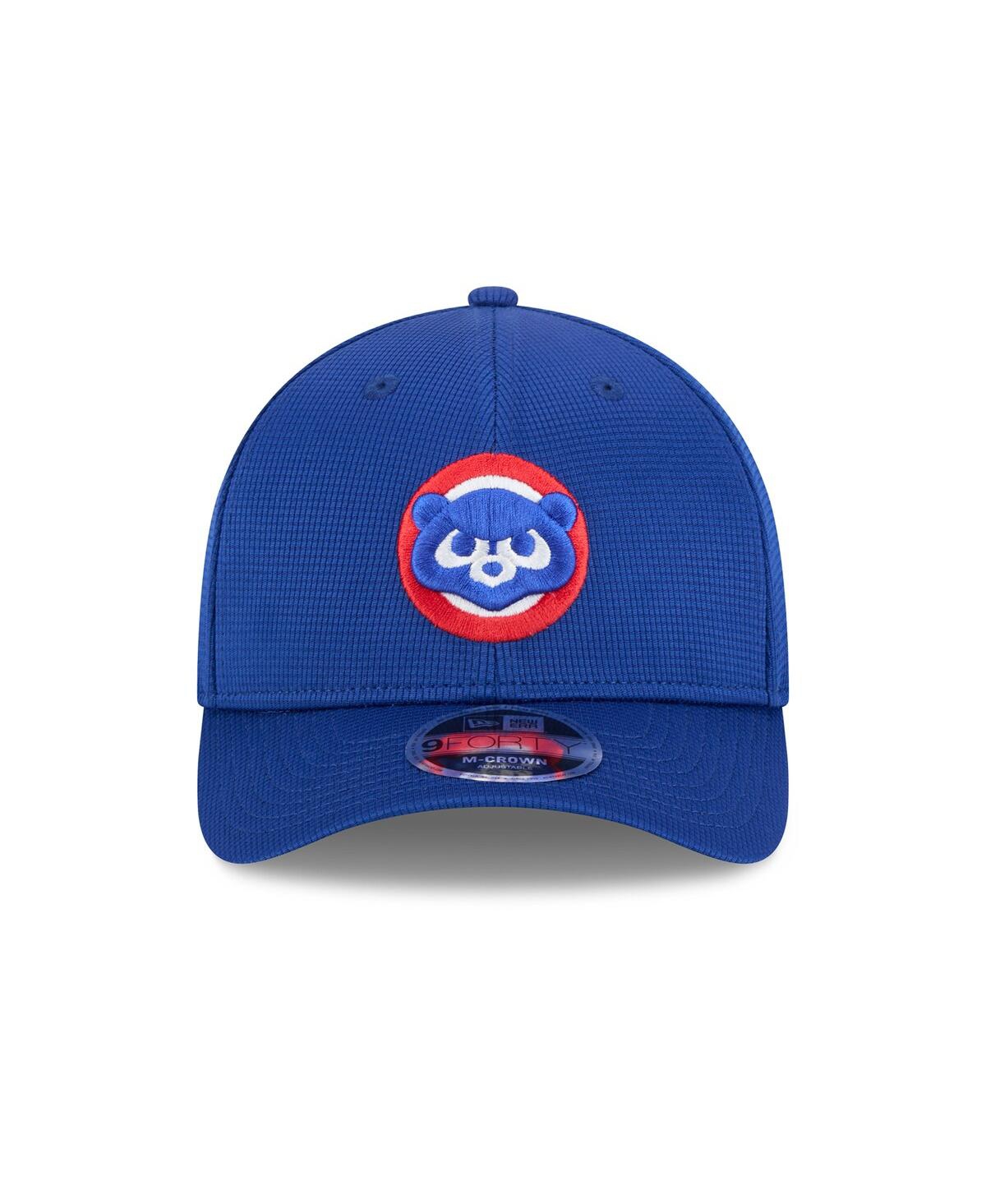 New Era Men's Royal Chicago Cubs 2025 Batting Practice 9forty M-crown Adjustable Hat In Royal