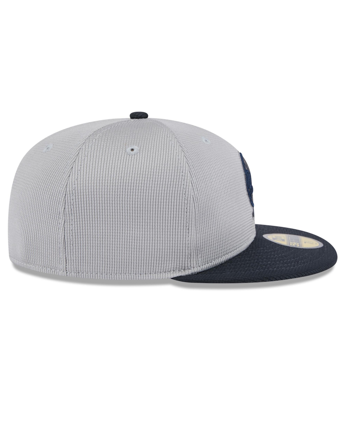 New Era Men's Gray/navy New York Yankees 2025 Batting Practice 59fifty Fitted Hat In Gray,navy